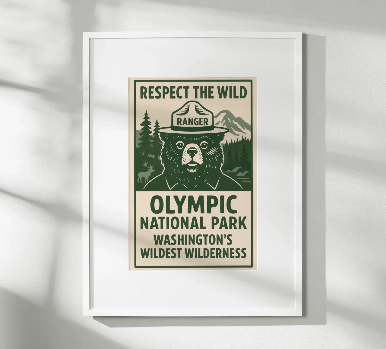 Orso Parco Nazionale Olimpico carta hahnemühle da michaellhobsonn