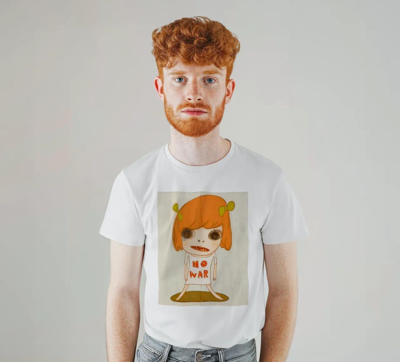 Nara No War t-shirt da vickiropaint