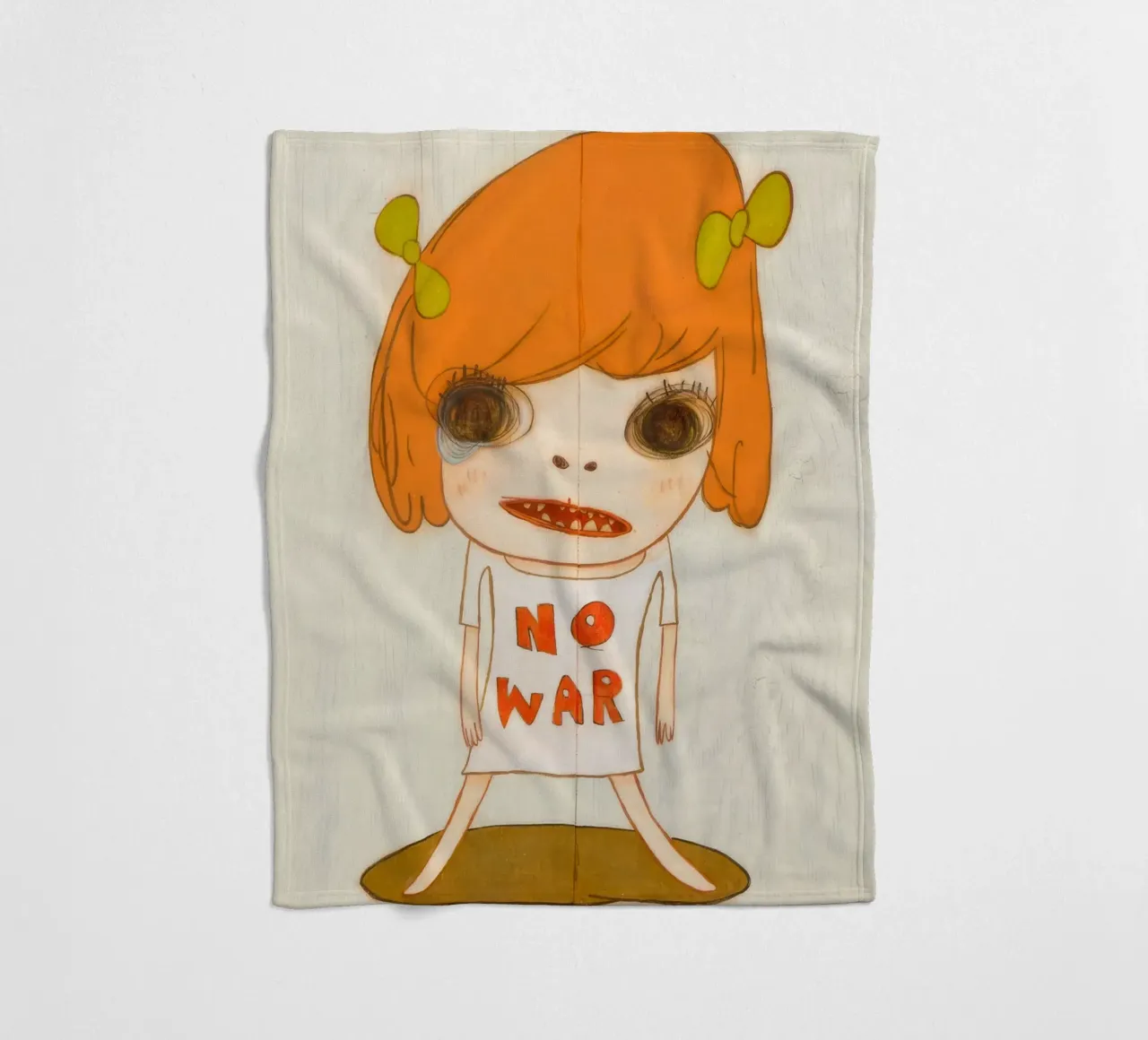 Nara No War coperta in pile da vickiropaint