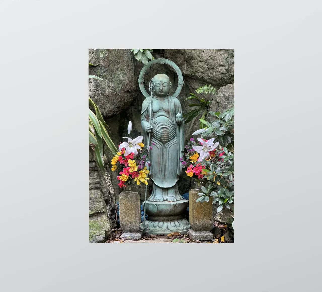Guardian of Peace in a Japanese Garden sticker by byrieneke