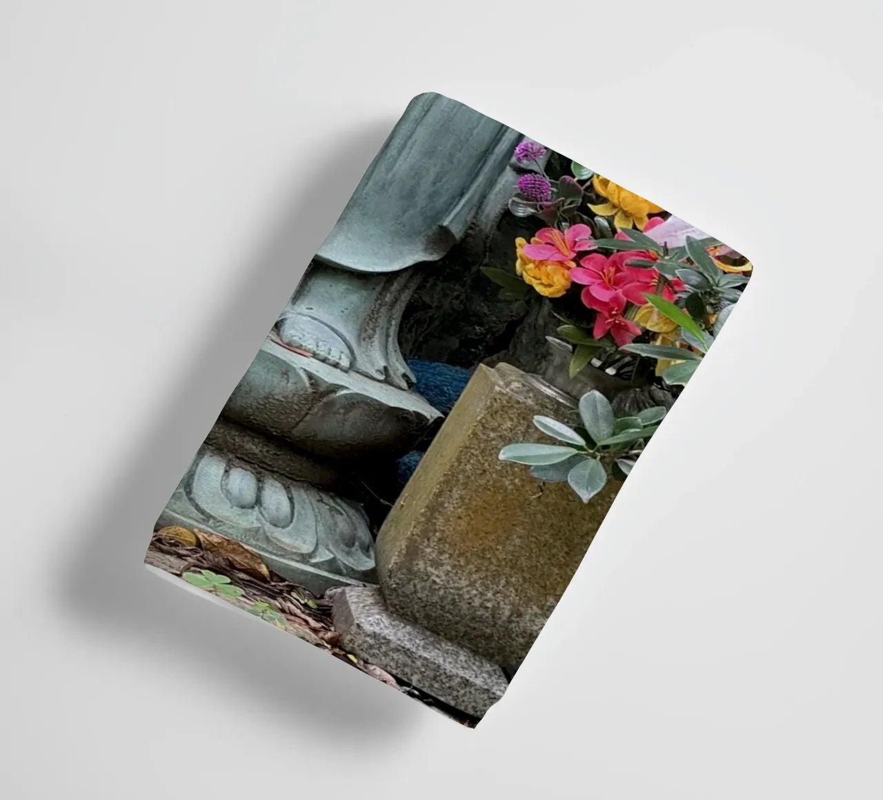 Guardian of Peace in a Japanese Garden towel by byrieneke
