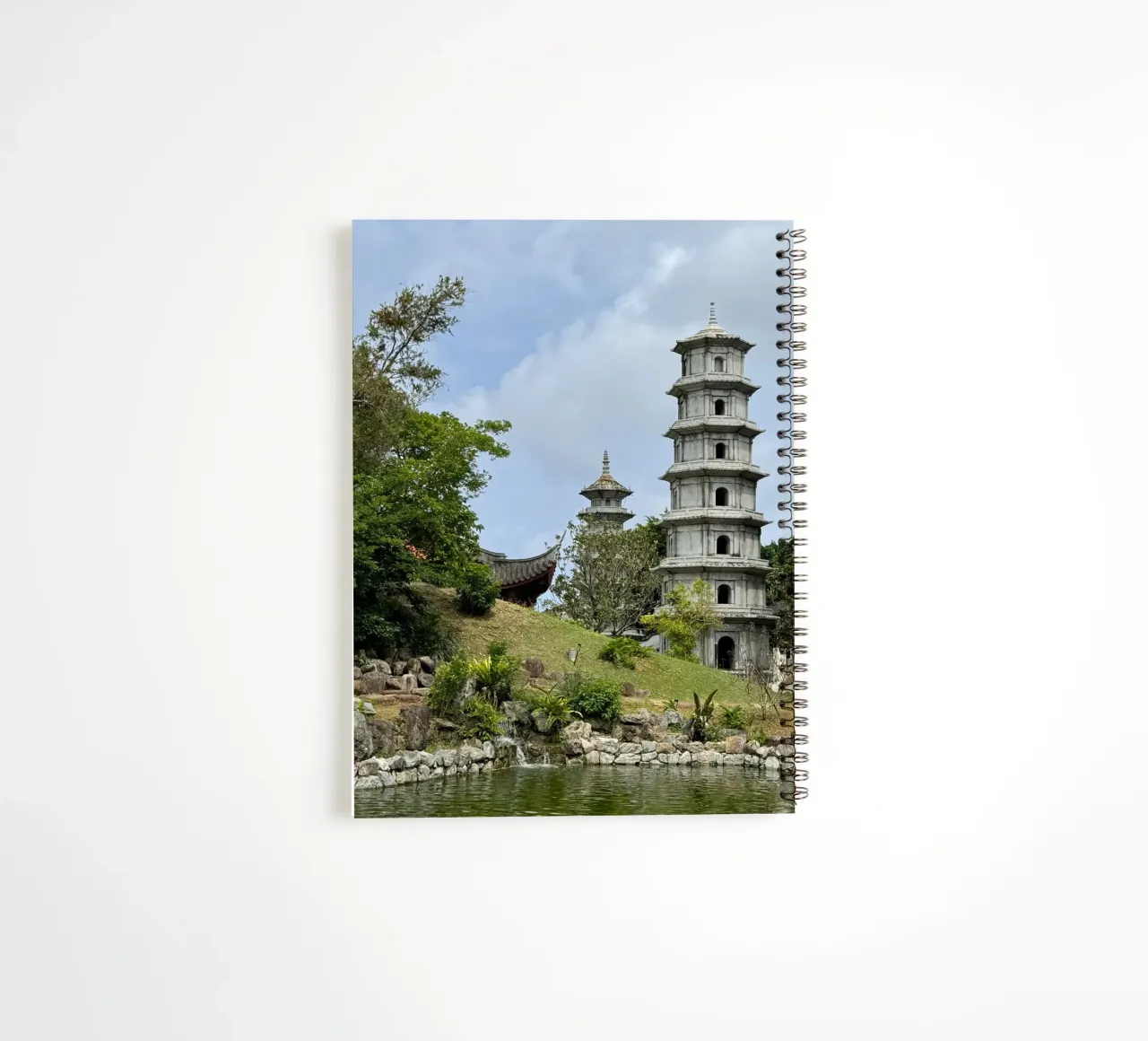 Fukushuen Garden in Naha Okinawa spiral notebook by byrieneke