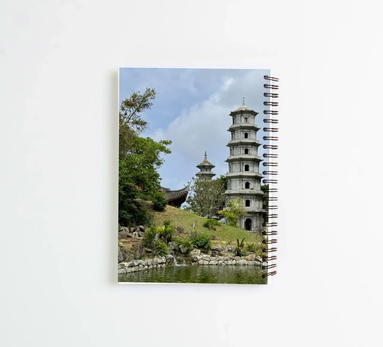 Fukushuen Garden in Naha Okinawa spiral notebook by byrieneke