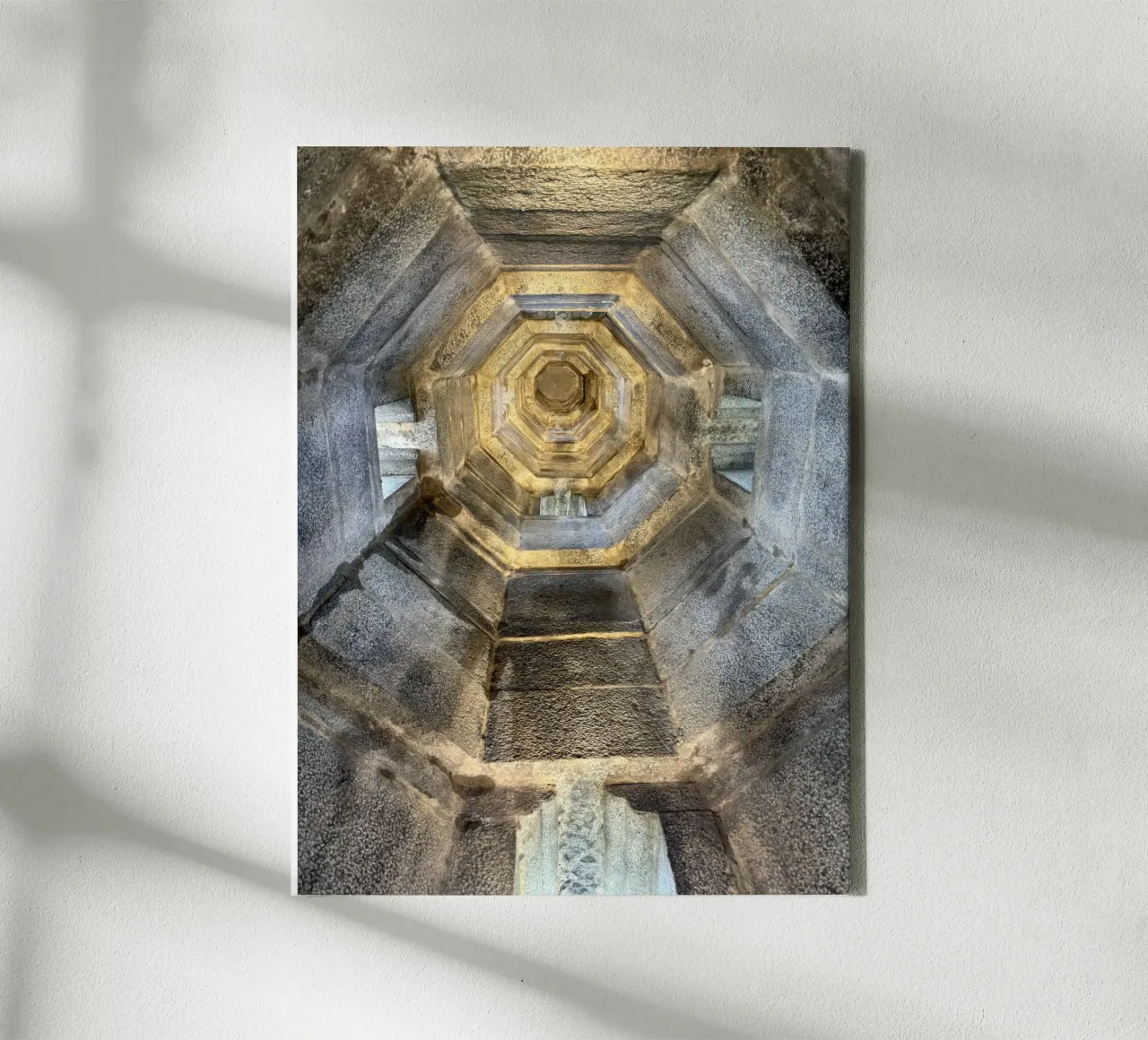 Light Through the Hexagon canvas by byrieneke
