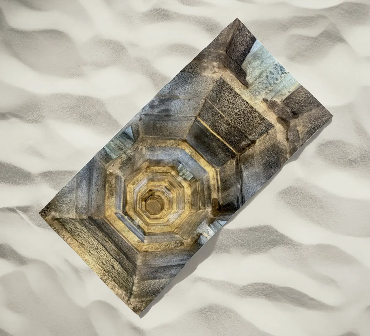 Light Through the Hexagon beach towel by byrieneke