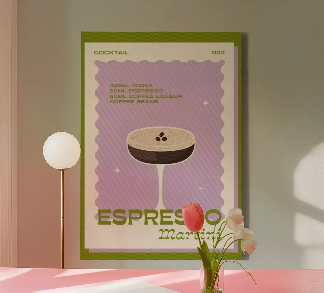 Espresso Cocktail tela con Cornice a cassetta da noahmiss