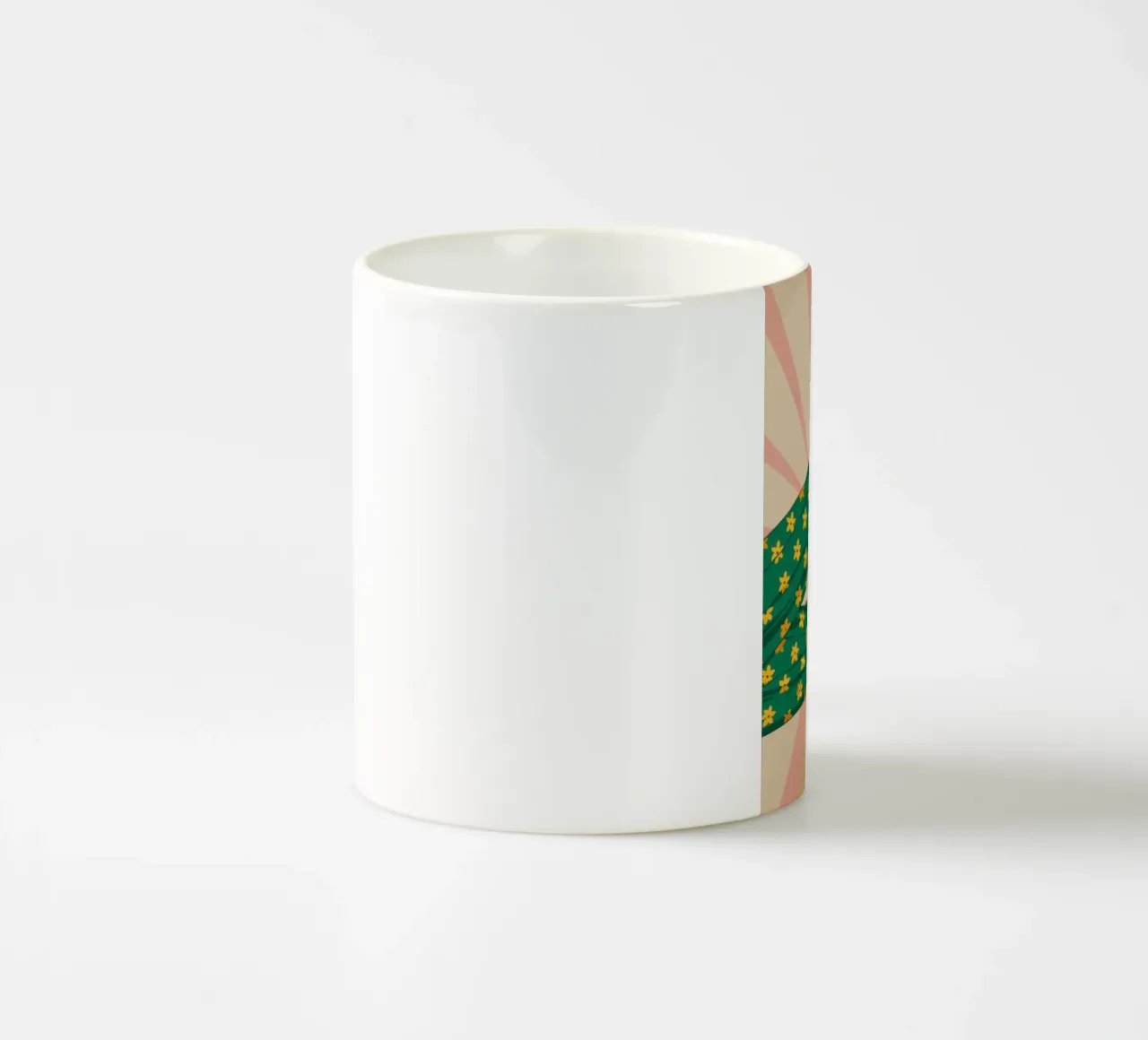 Stivali verde cosmico tazza in ceramica da Line Fable