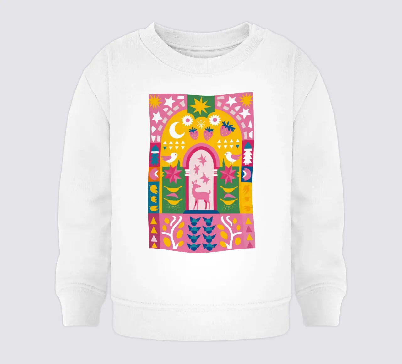 Vierge folklorique céleste sweat pour bébé de Frosh Pallete