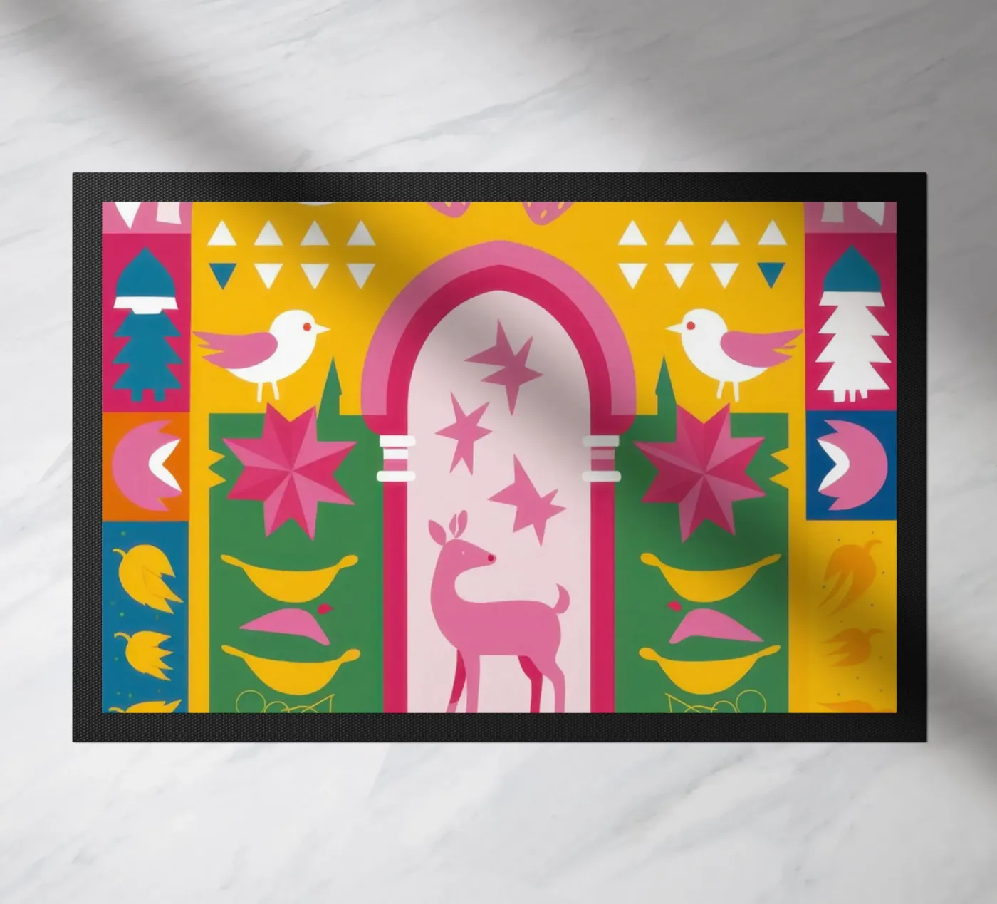 Celestial Folk Maiden doormat by Frosh Pallete