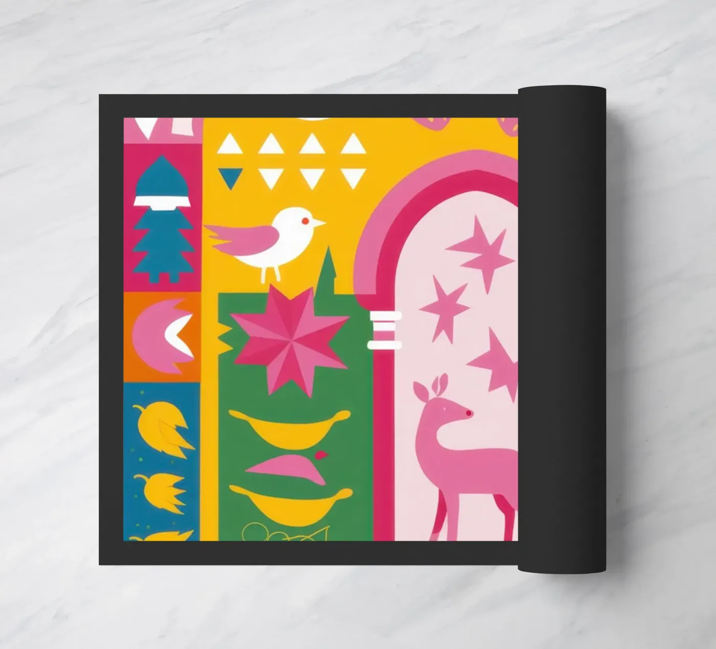 Celestial Folk Maiden doormat by Frosh Pallete