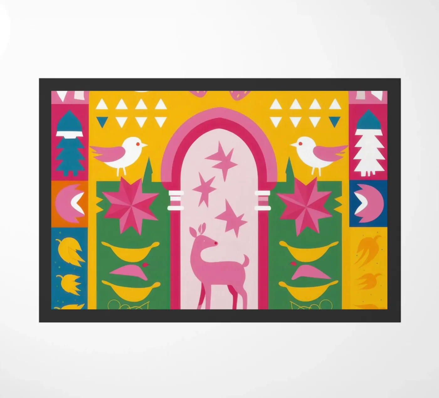 Celestial Folk Maiden doormat by Frosh Pallete