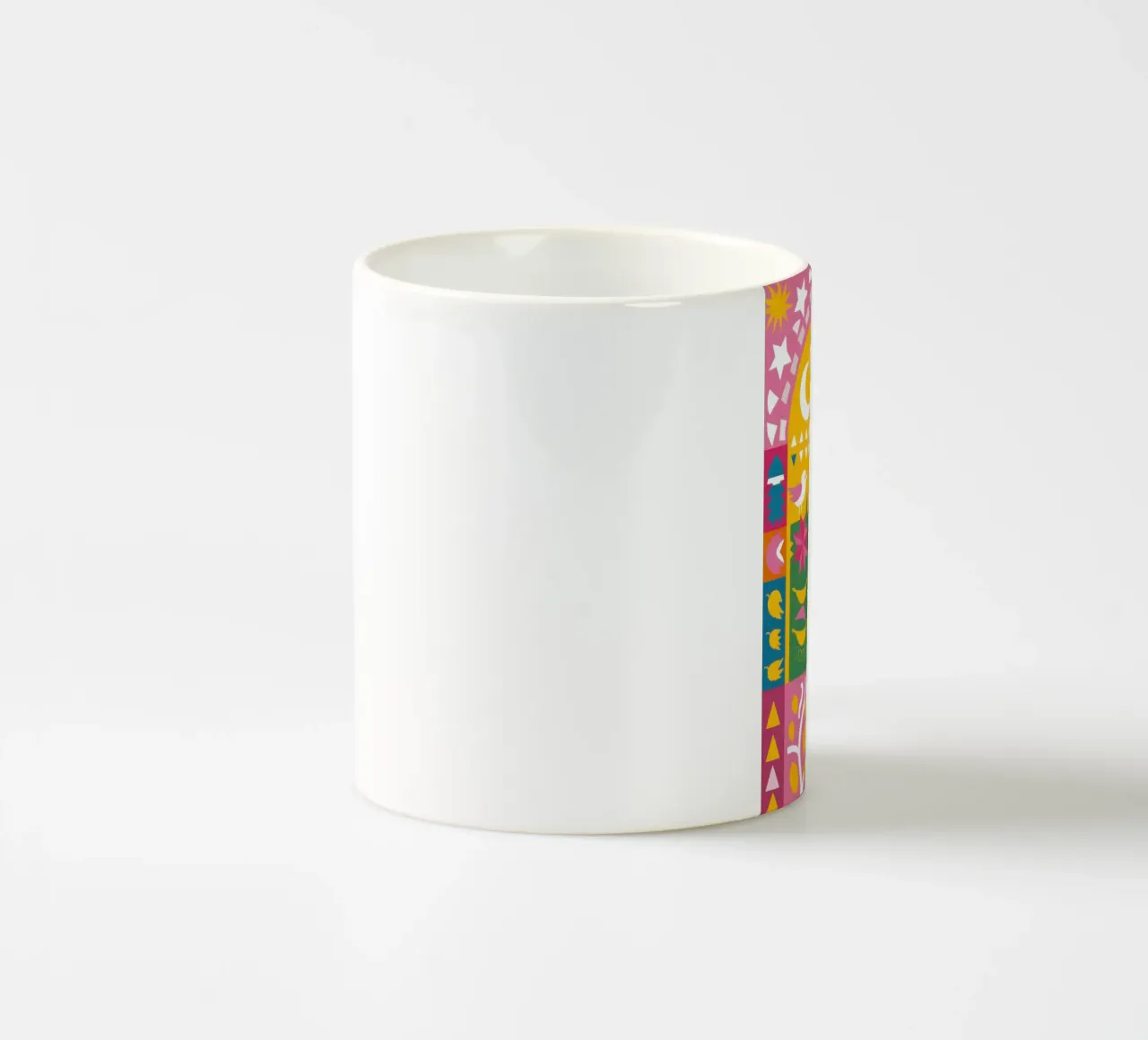 Vierge folklorique céleste mug en céramique de Frosh Pallete
