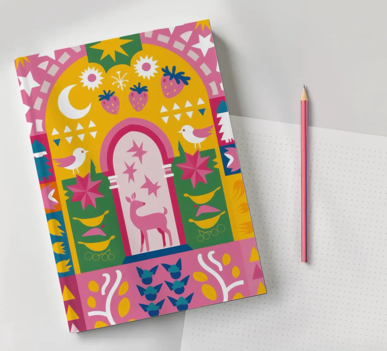 Celestial Folk Maiden notebook by Frosh Pallete