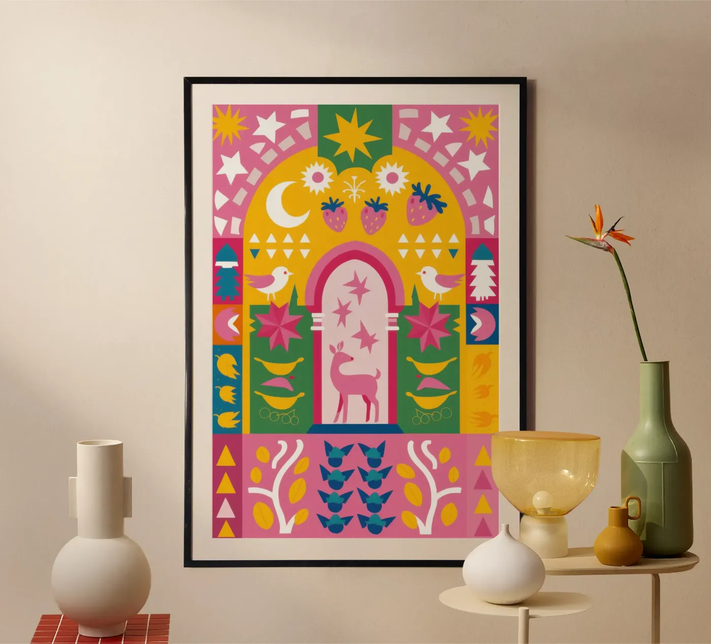 Celestial Folk Maiden poster by Frosh Pallete