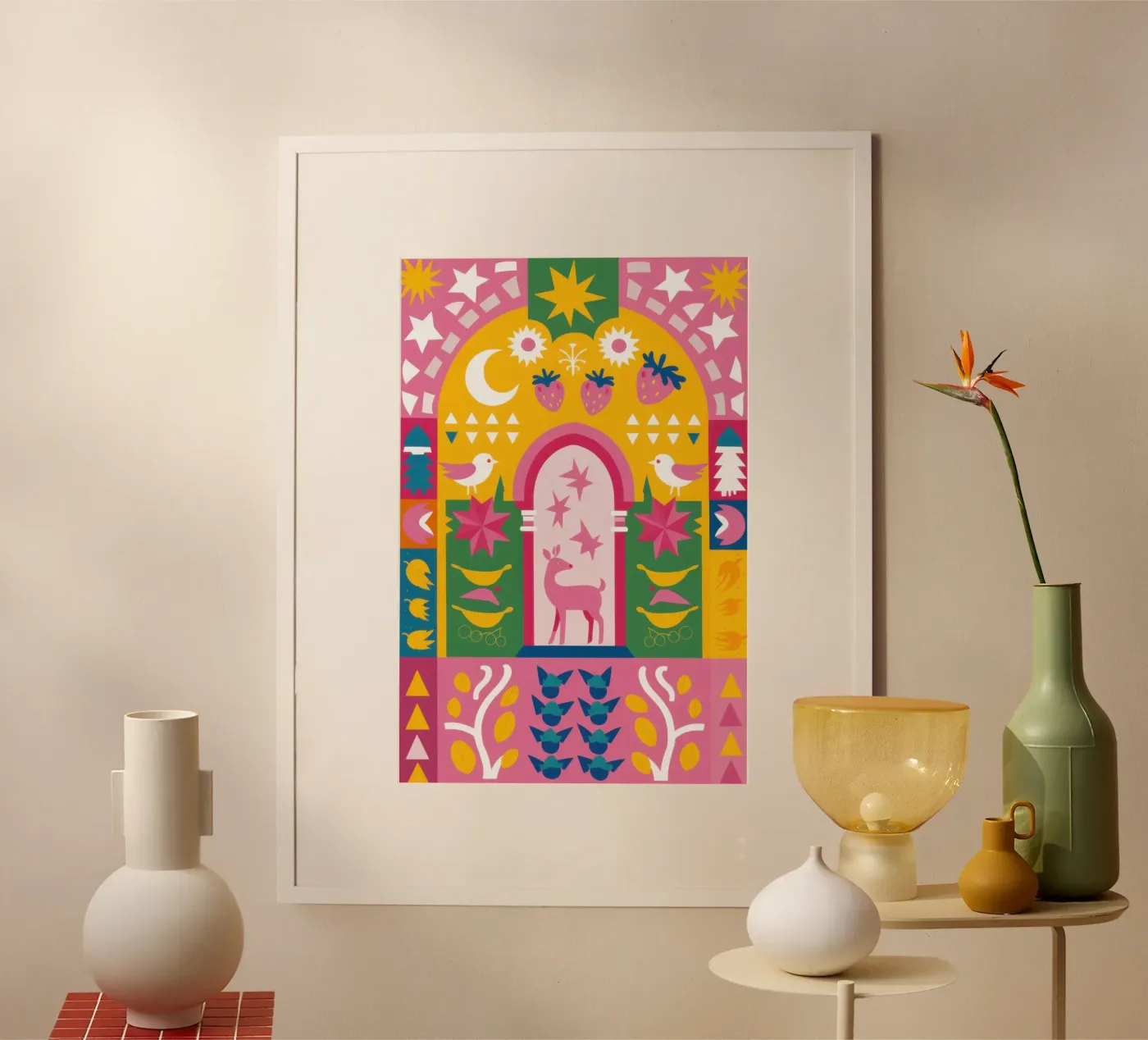 Celestial Folk Maiden poster by Frosh Pallete
