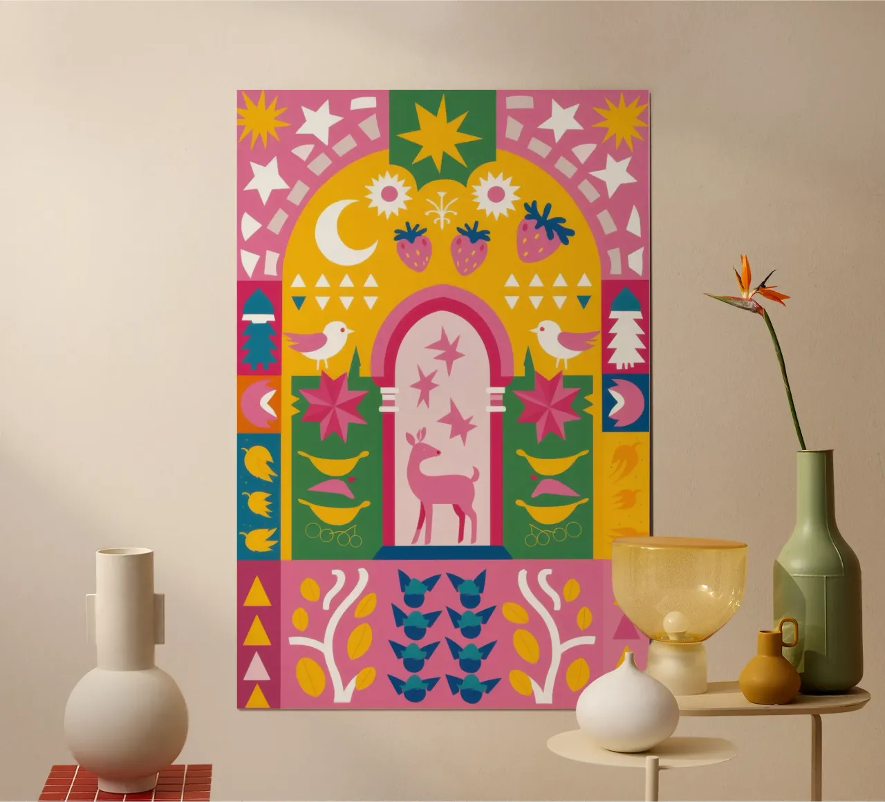 Fanciulla popolare celeste poster da Frosh Pallete