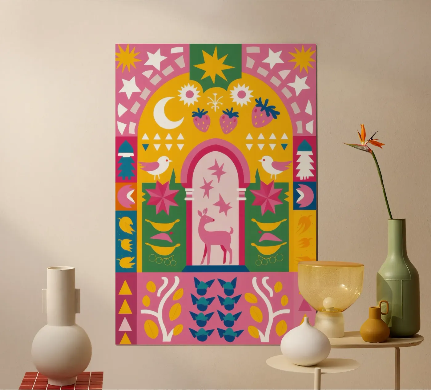 Celestial Folk Maiden poster by Frosh Pallete