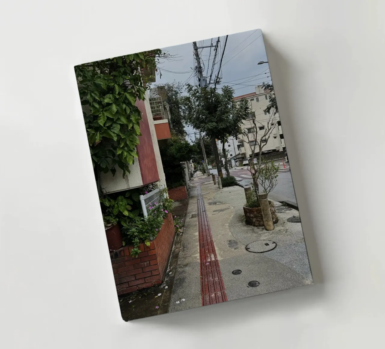 Empty street in Naha, Okinawa notebook by byrieneke