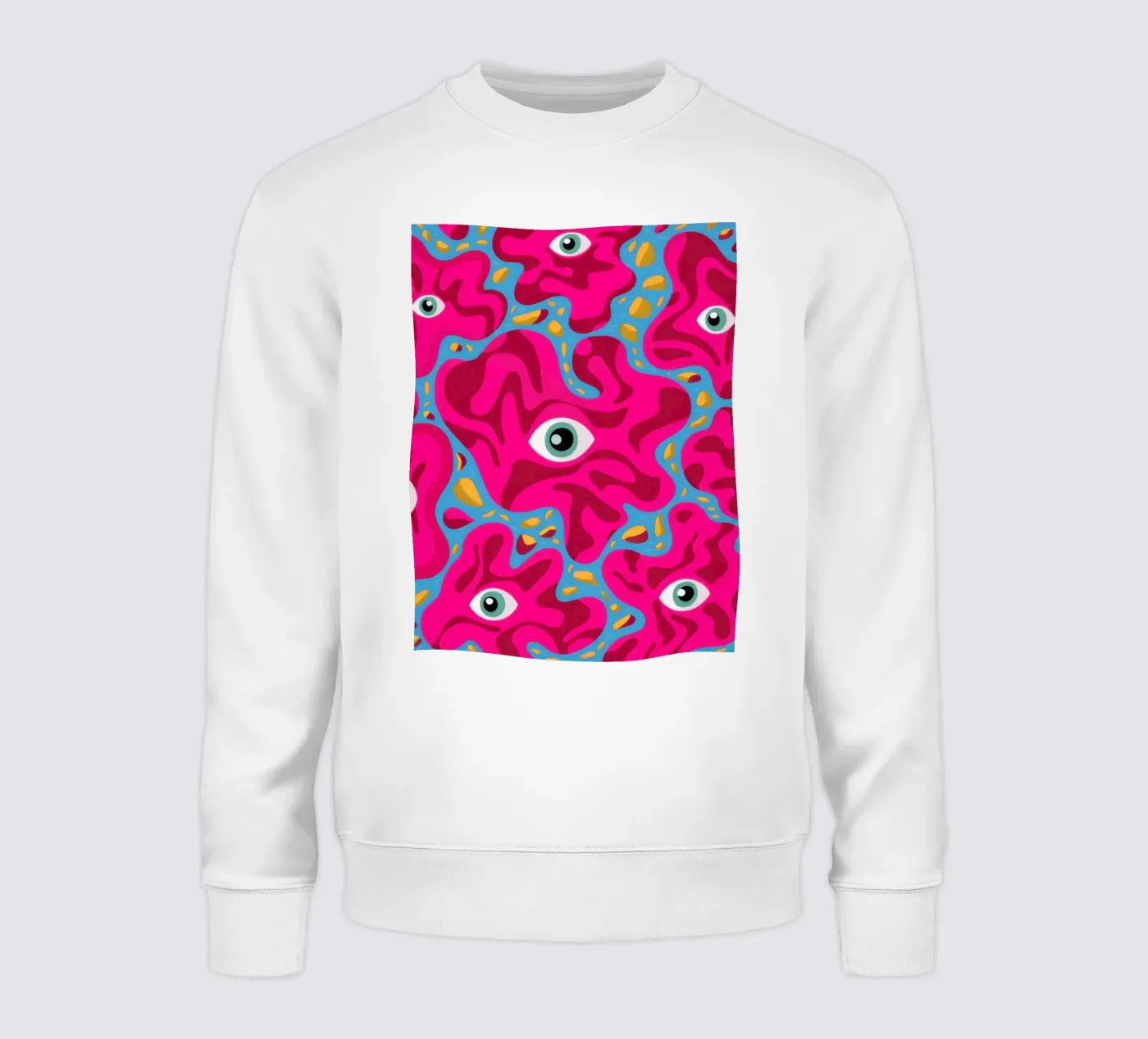 Psychedelic Eye Pattern sweatshirt by Thistle Bloom