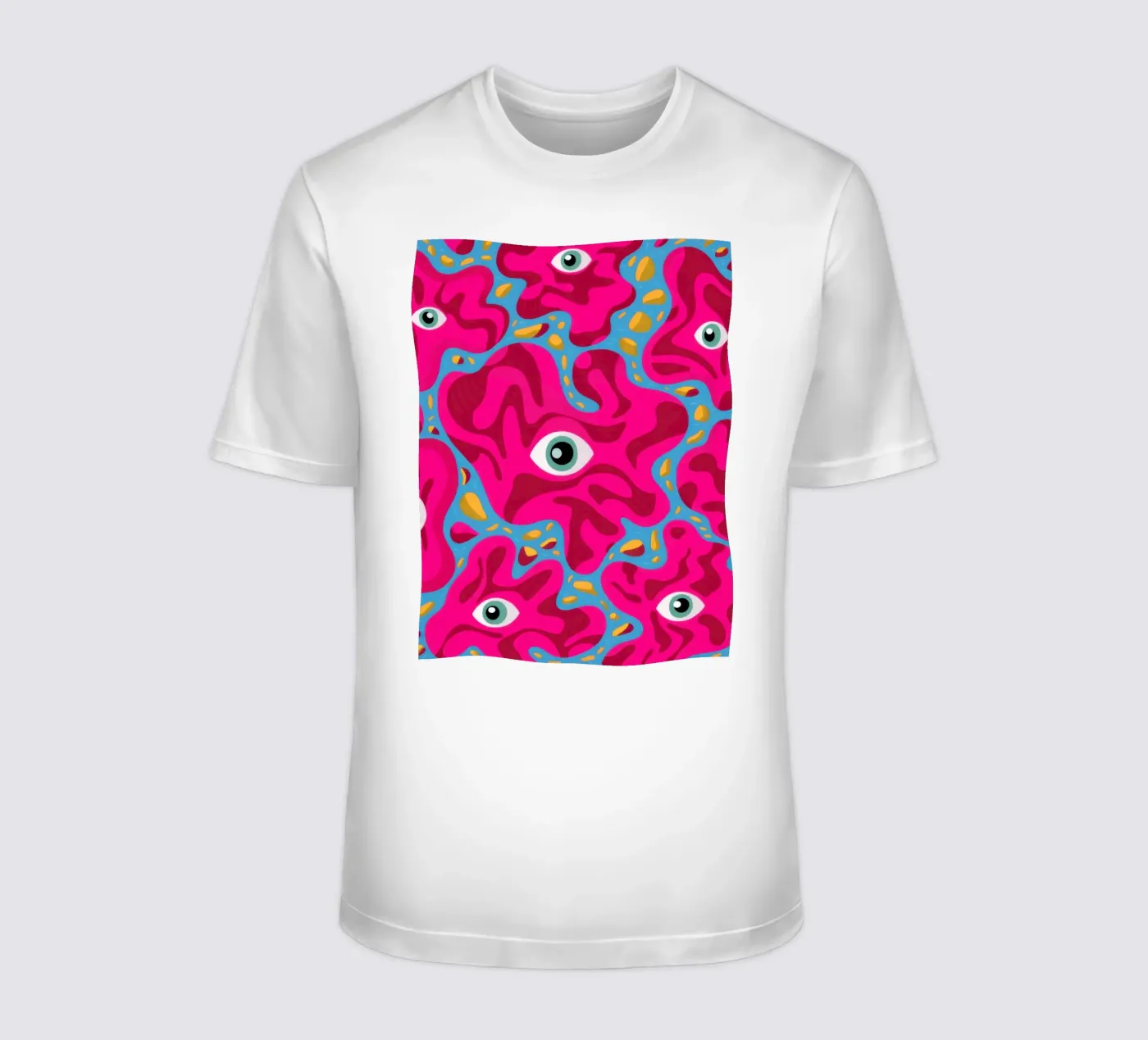 Psychedelic Eye Pattern t-shirt by Thistle Bloom