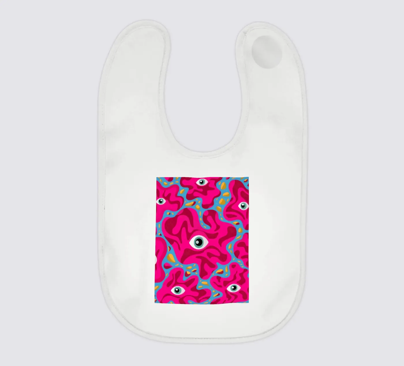 Psychedelic Eye Pattern Babylätzchen von Thistle Bloom