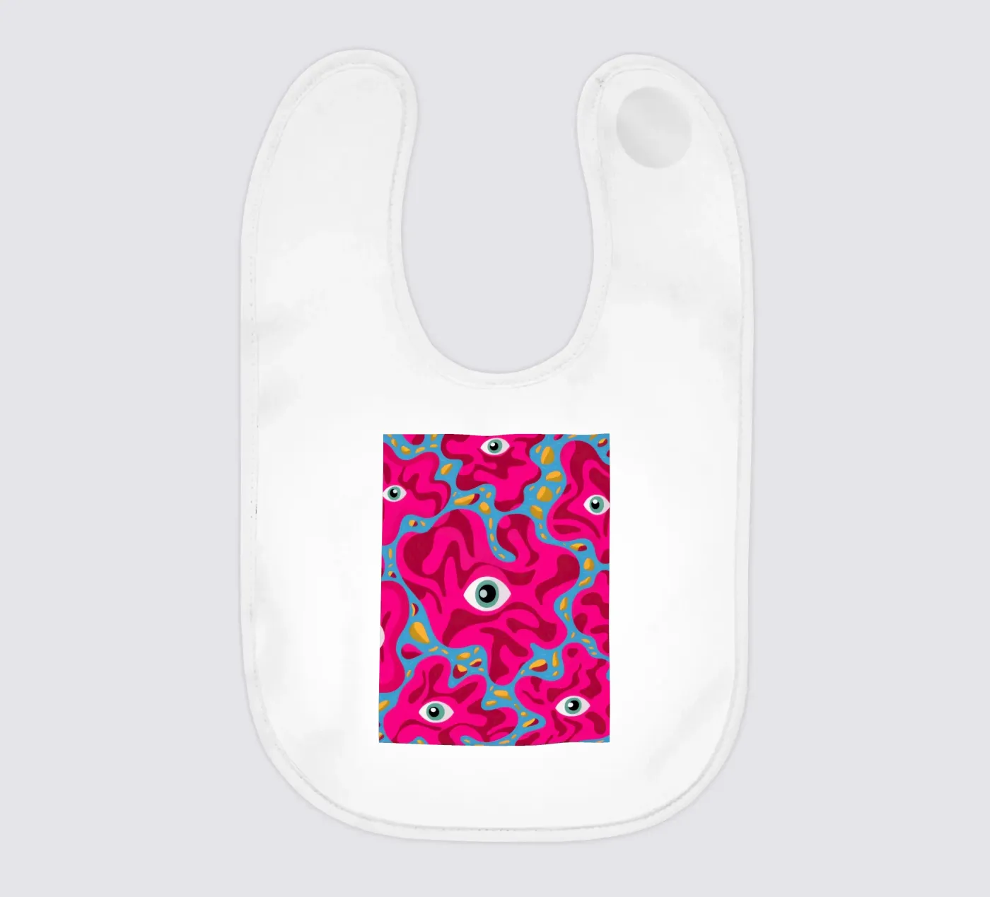 Psychedelic Eye Pattern Babylätzchen von Thistle Bloom