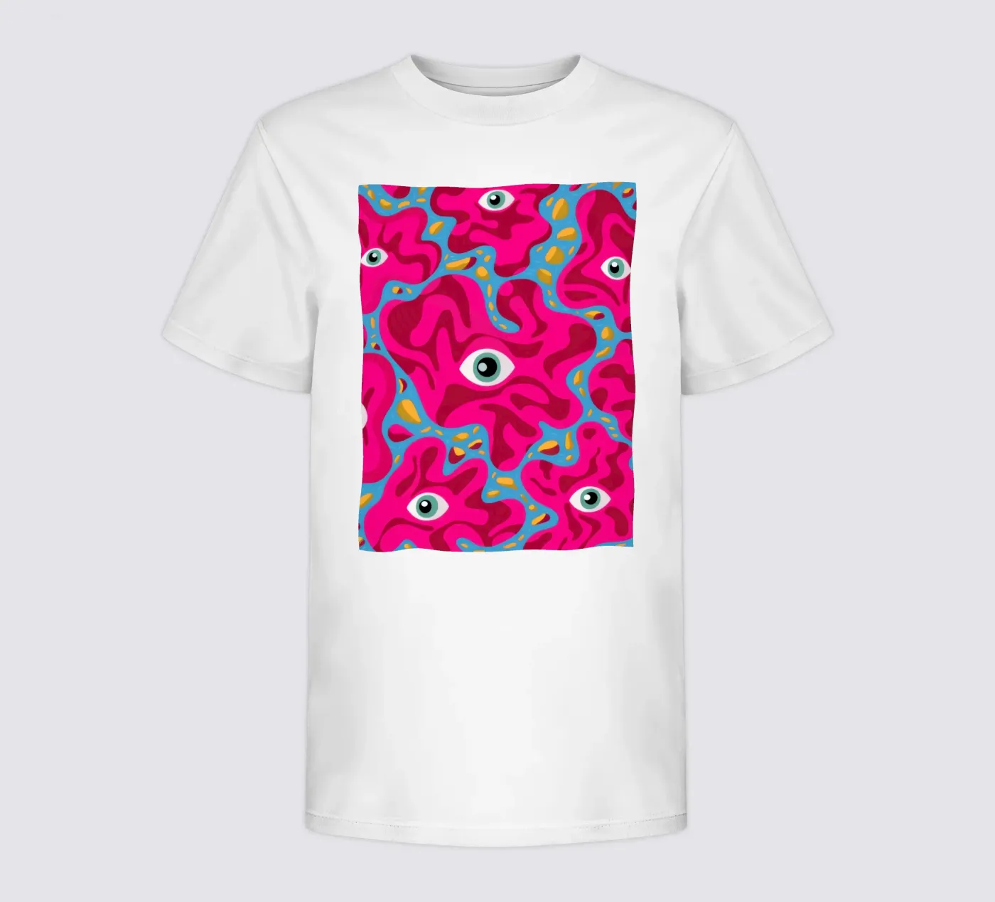 Psychedelic Eye Pattern kinder t-shirt van Thistle Bloom