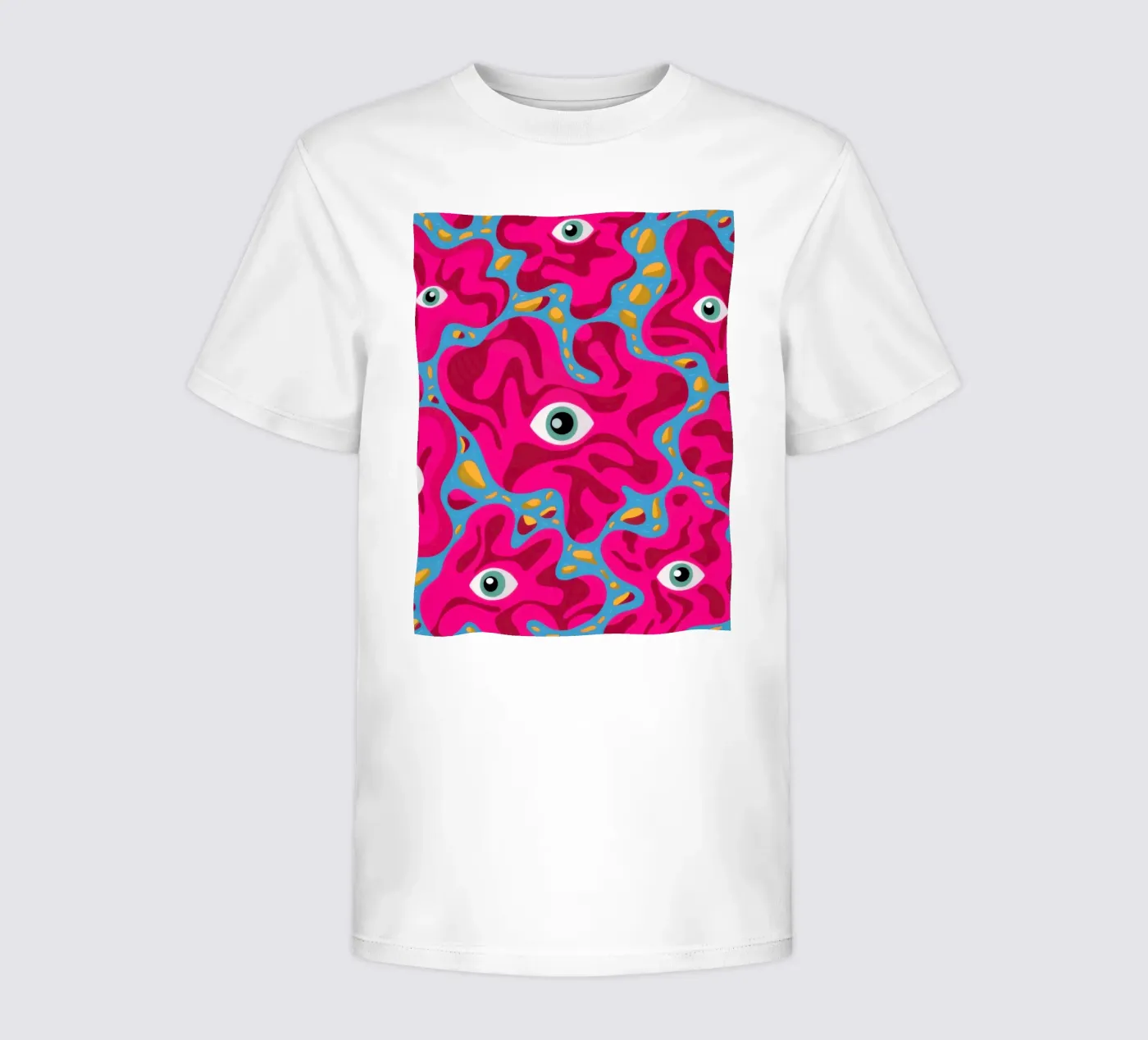 Psychedelic Eye Pattern kinder t-shirt van Thistle Bloom