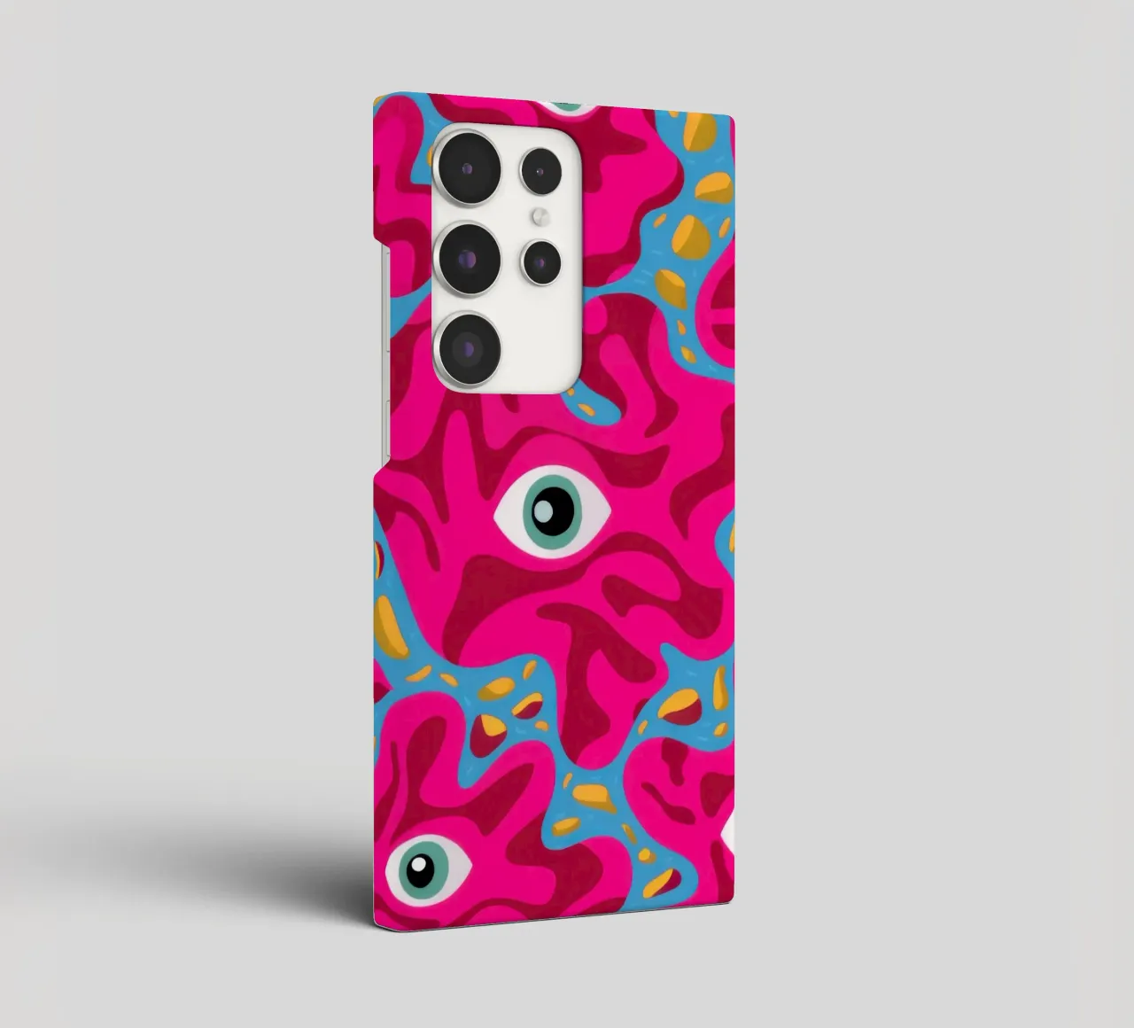 Motivo occhi psichedelici cover samsung da Thistle Bloom