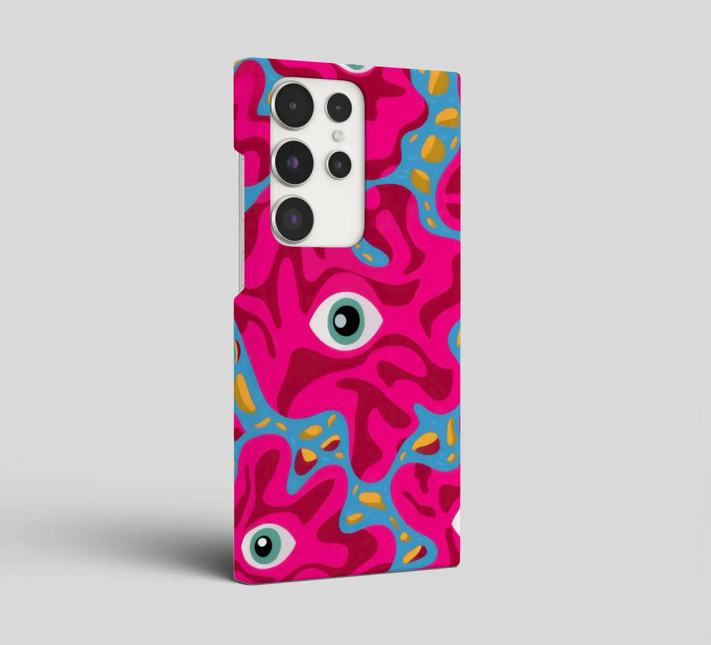 Motivo occhi psichedelici cover samsung da Thistle Bloom