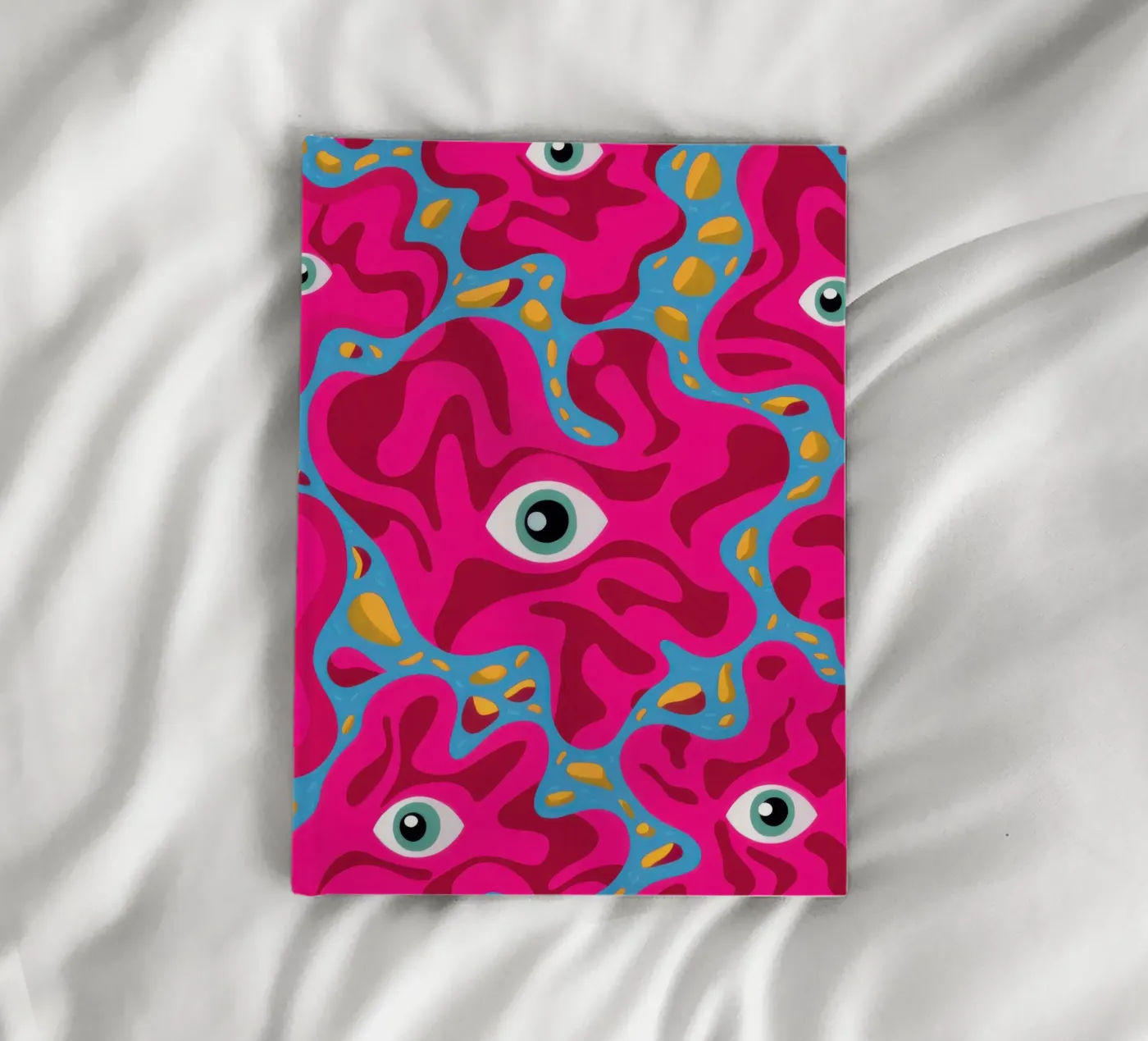 Psychedelic Eye Pattern Notizbuch von Thistle Bloom