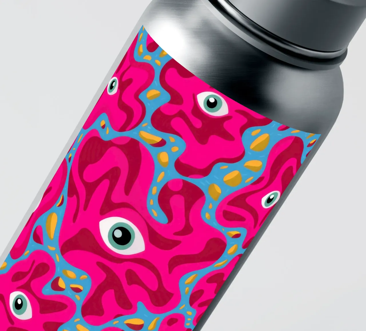 Psychedelic Eye Pattern sticker by Thistle Bloom
