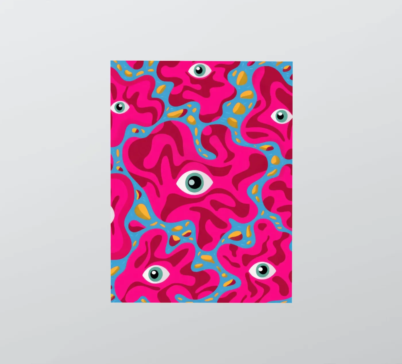 Psychedelic Eye Pattern sticker by Thistle Bloom