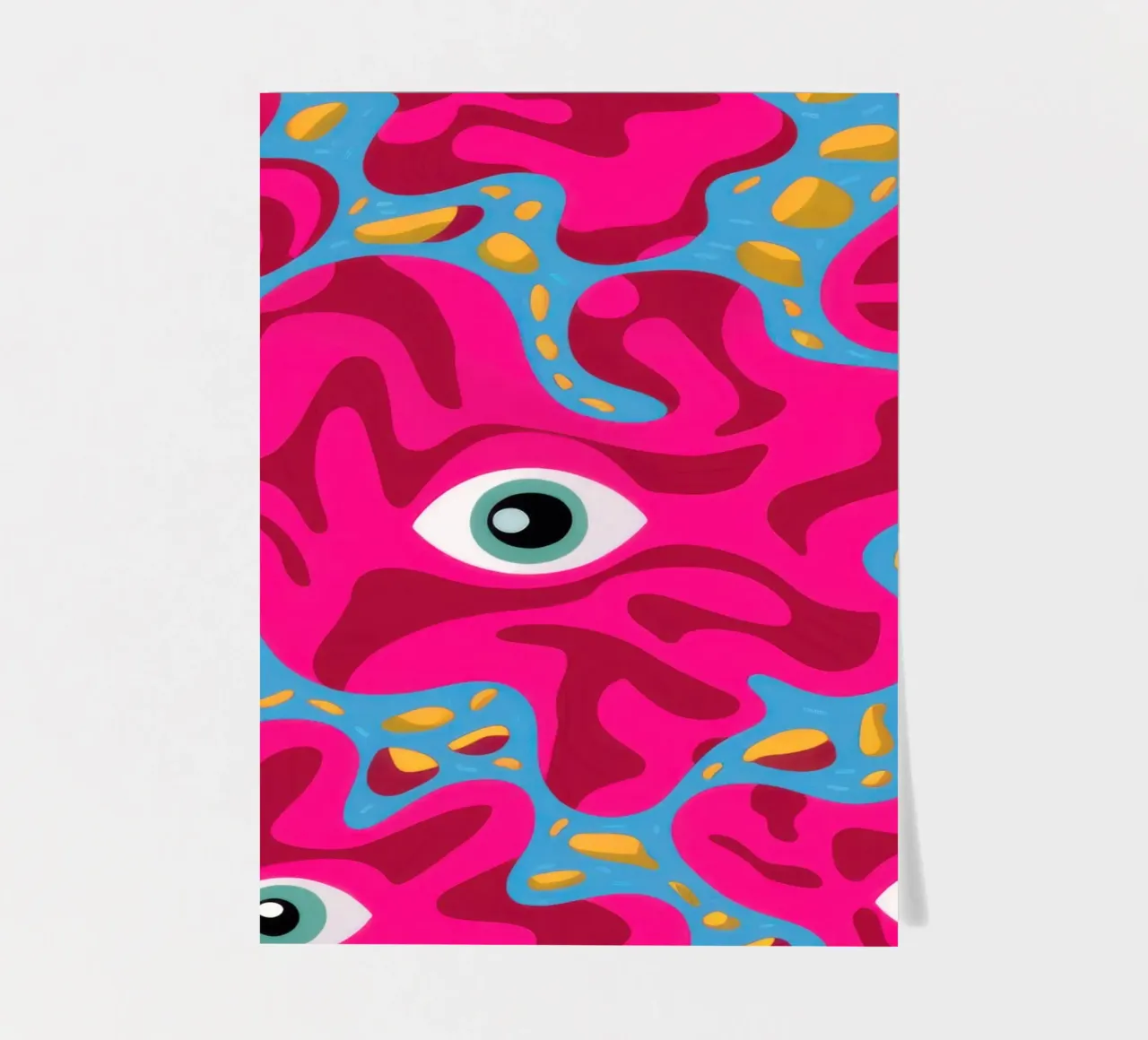 Psychedelic Eye Pattern sticker sheet by Thistle Bloom