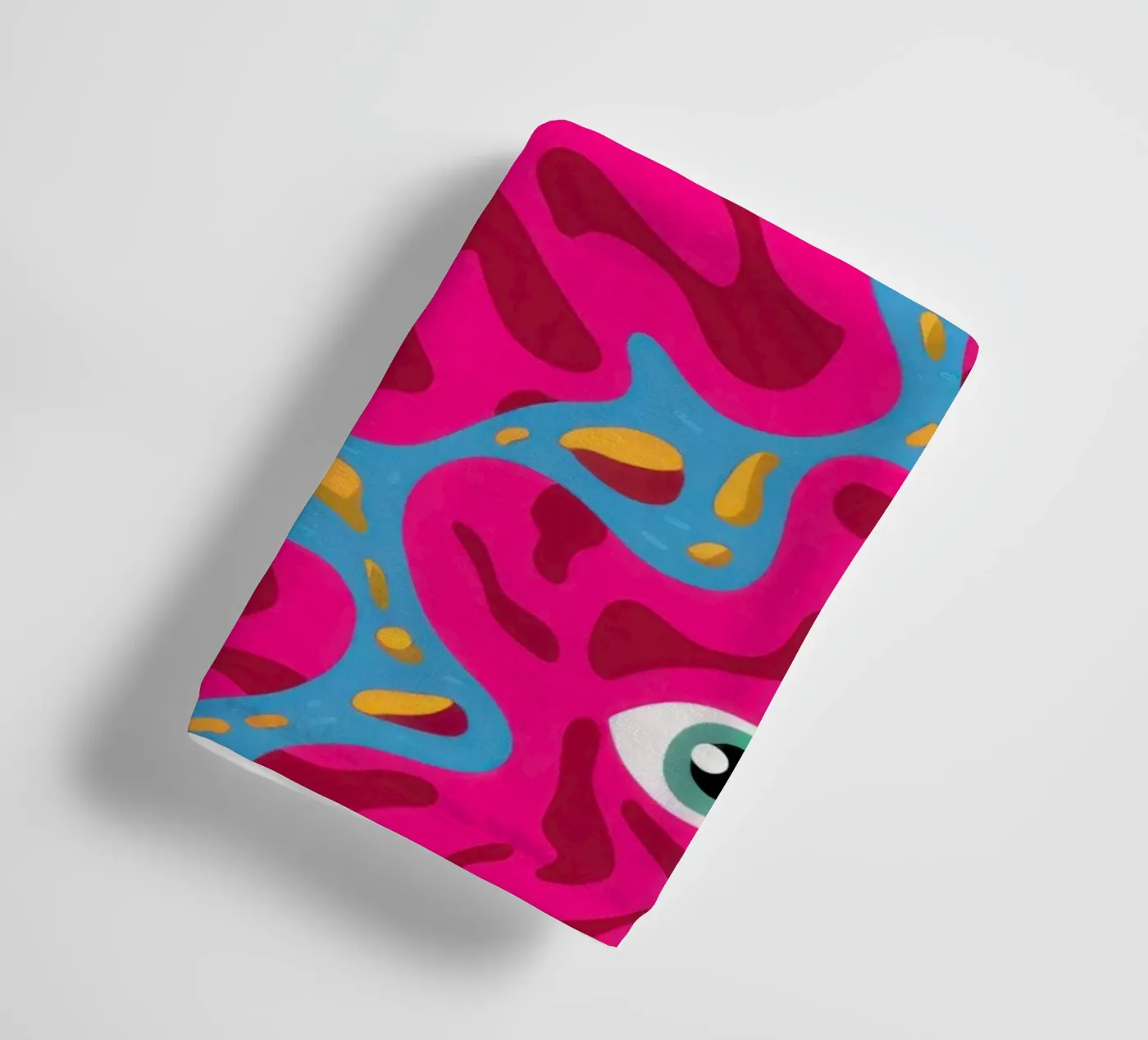 Psychedelic Eye Pattern towel by Thistle Bloom