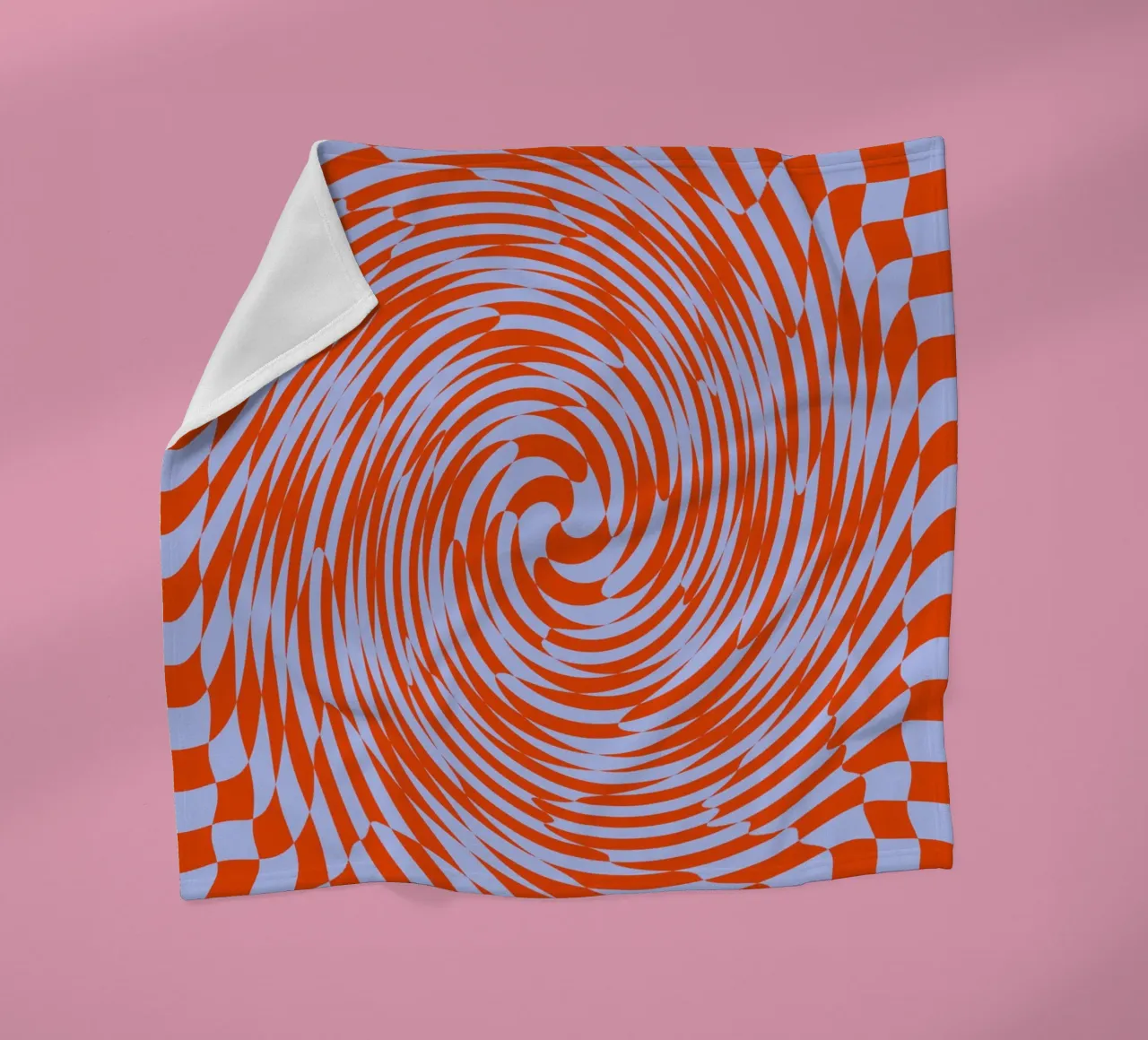 Real (Wavy Checkerboard) coperta in pile da Galaxy Eyes