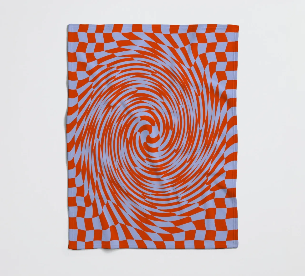 Real (Wavy Checkerboard) coperta in pile da Galaxy Eyes