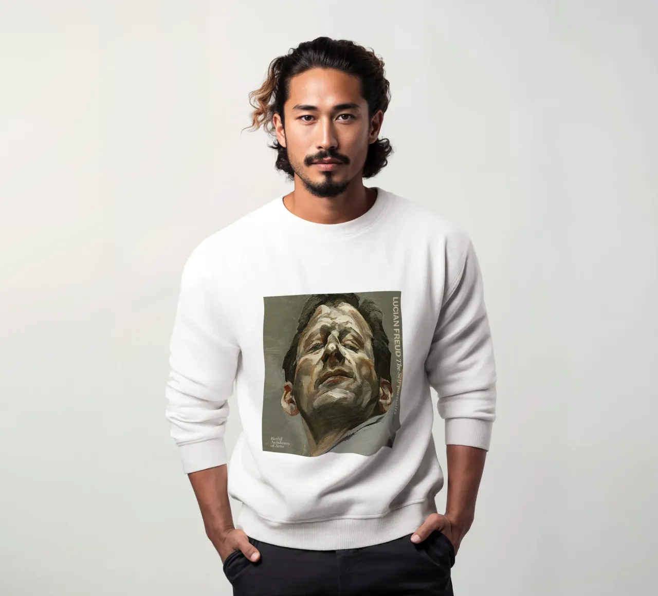 Autoritratto - Lucian Freud felpa da julyebayprint