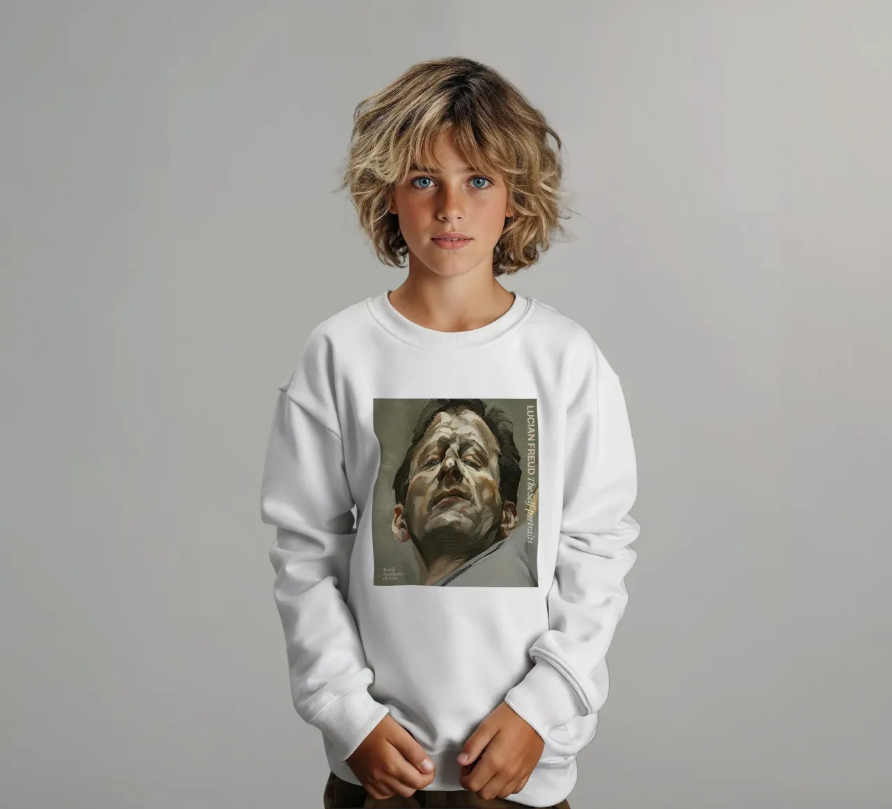 Autoritratto - Lucian Freud felpa bambino da julyebayprint