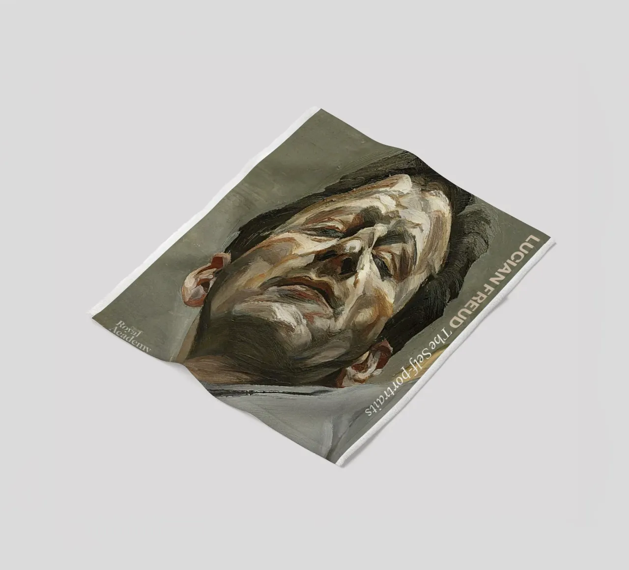 Autoritratto - Lucian Freud coperta in pile da julyebayprint