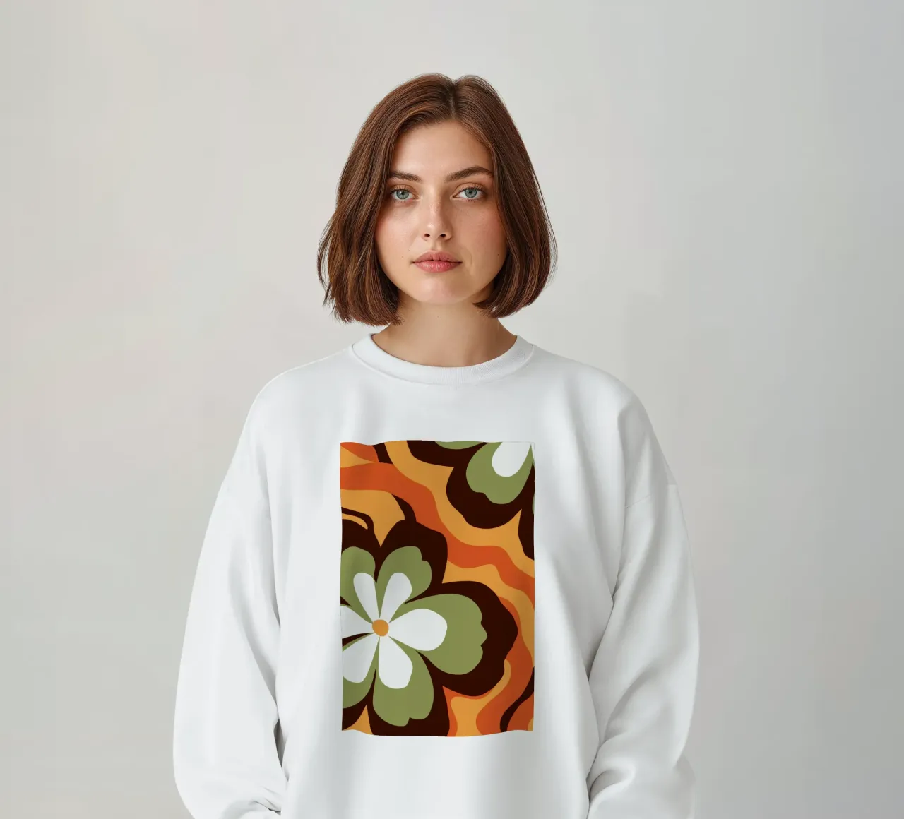 Scanalatura floreale retrò felpa da Frosh Pallete