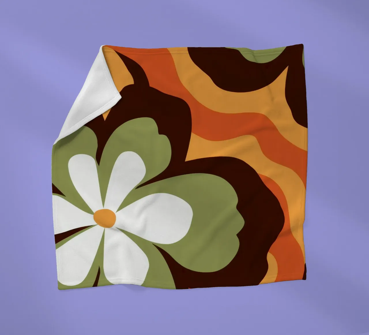 Scanalatura floreale retrò coperta in pile da Frosh Pallete