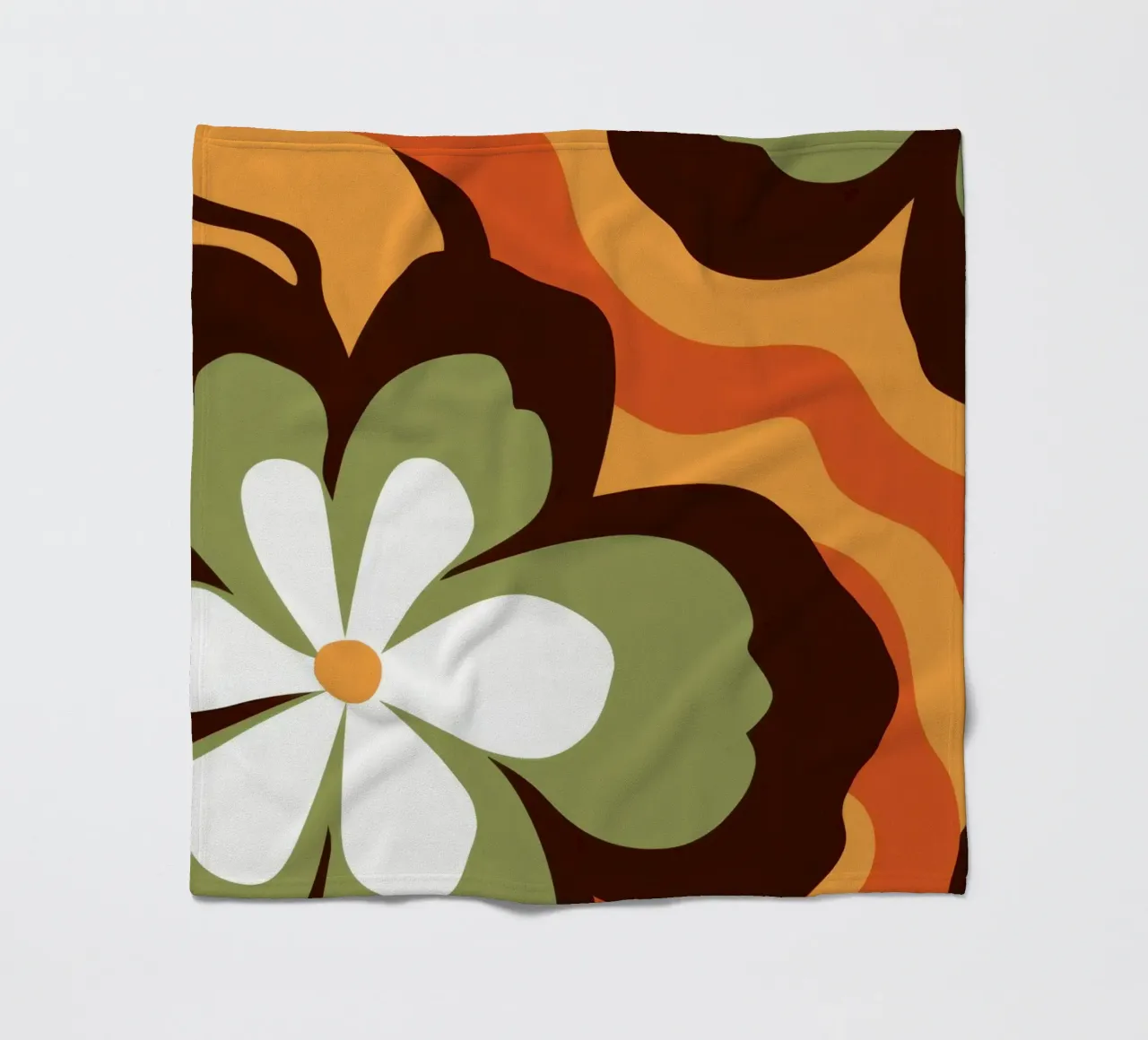 Scanalatura floreale retrò coperta in pile da Frosh Pallete