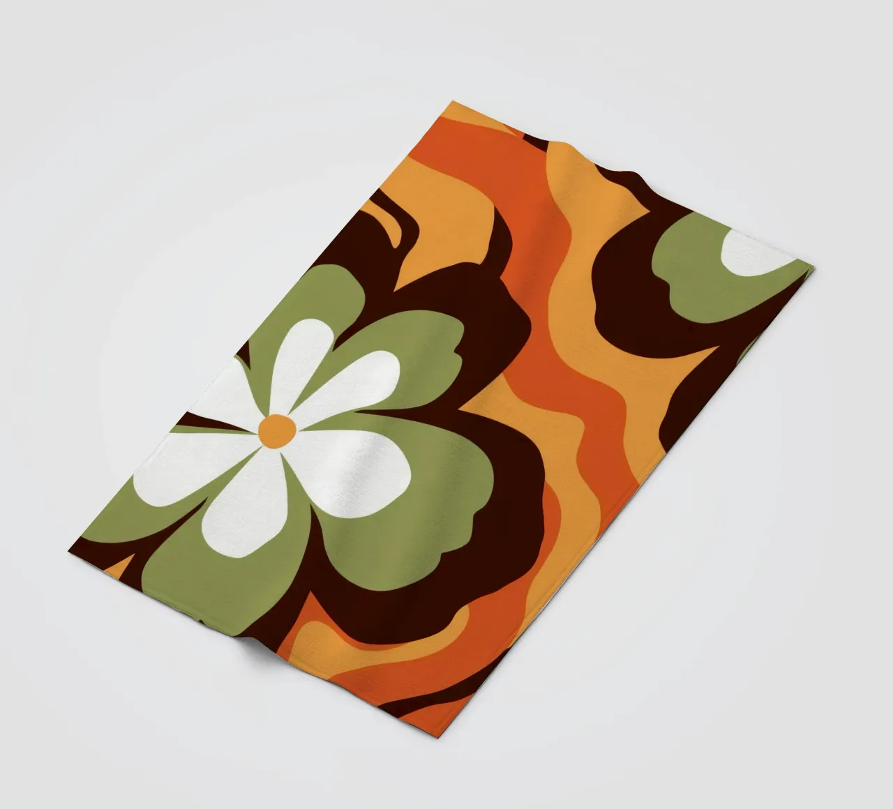 Scanalatura floreale retrò coperta in pile da Frosh Pallete