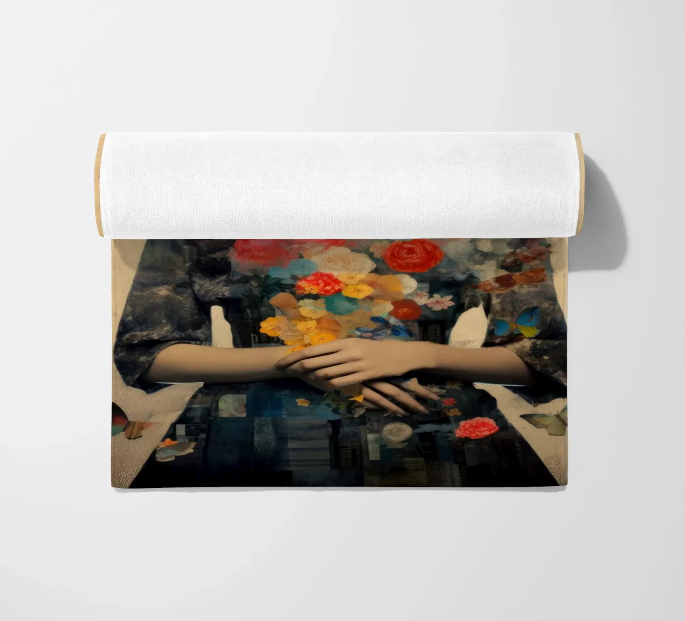 Asian Butterfly Strandtuch von Tameo