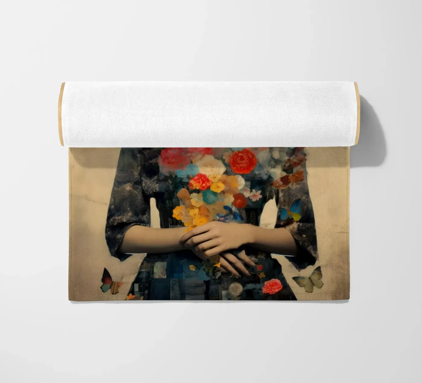 Asian Butterfly Strandtuch von Tameo