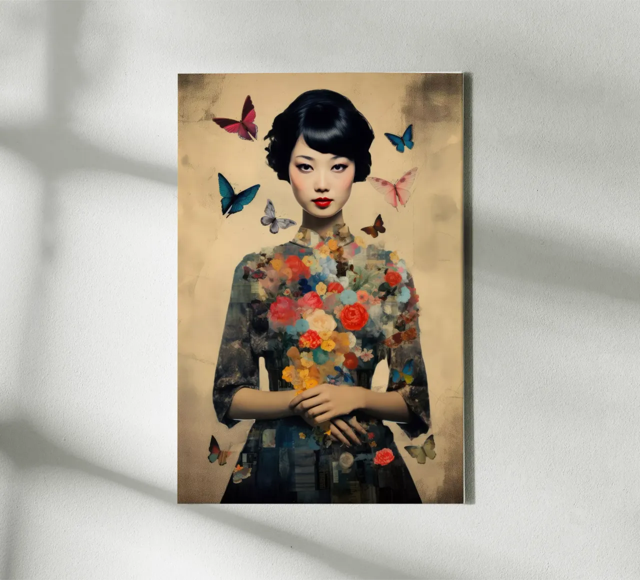 Farfalla asiatica tela da Tameo