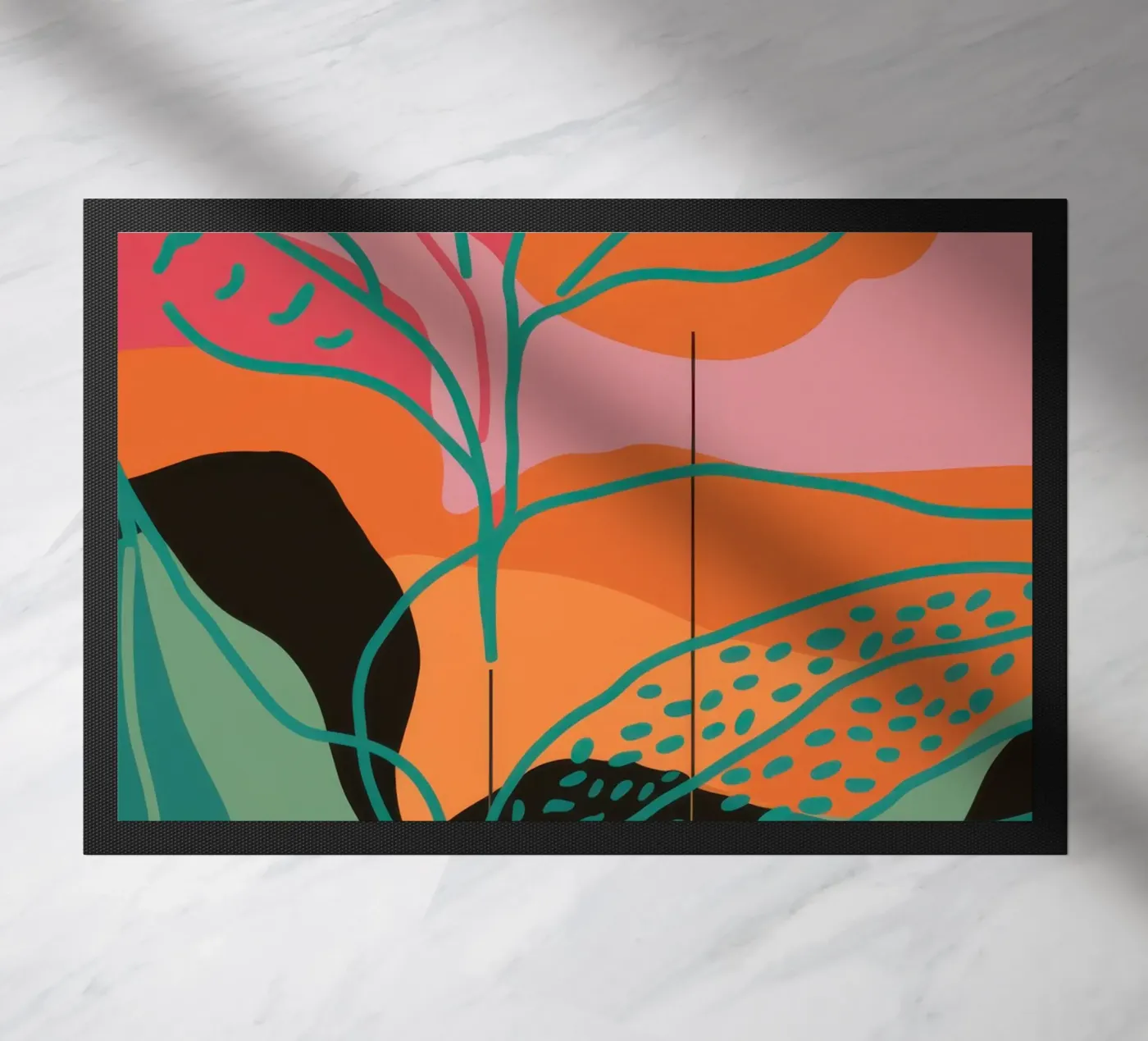 Warm Window Garden deurmat van Thistle Bloom