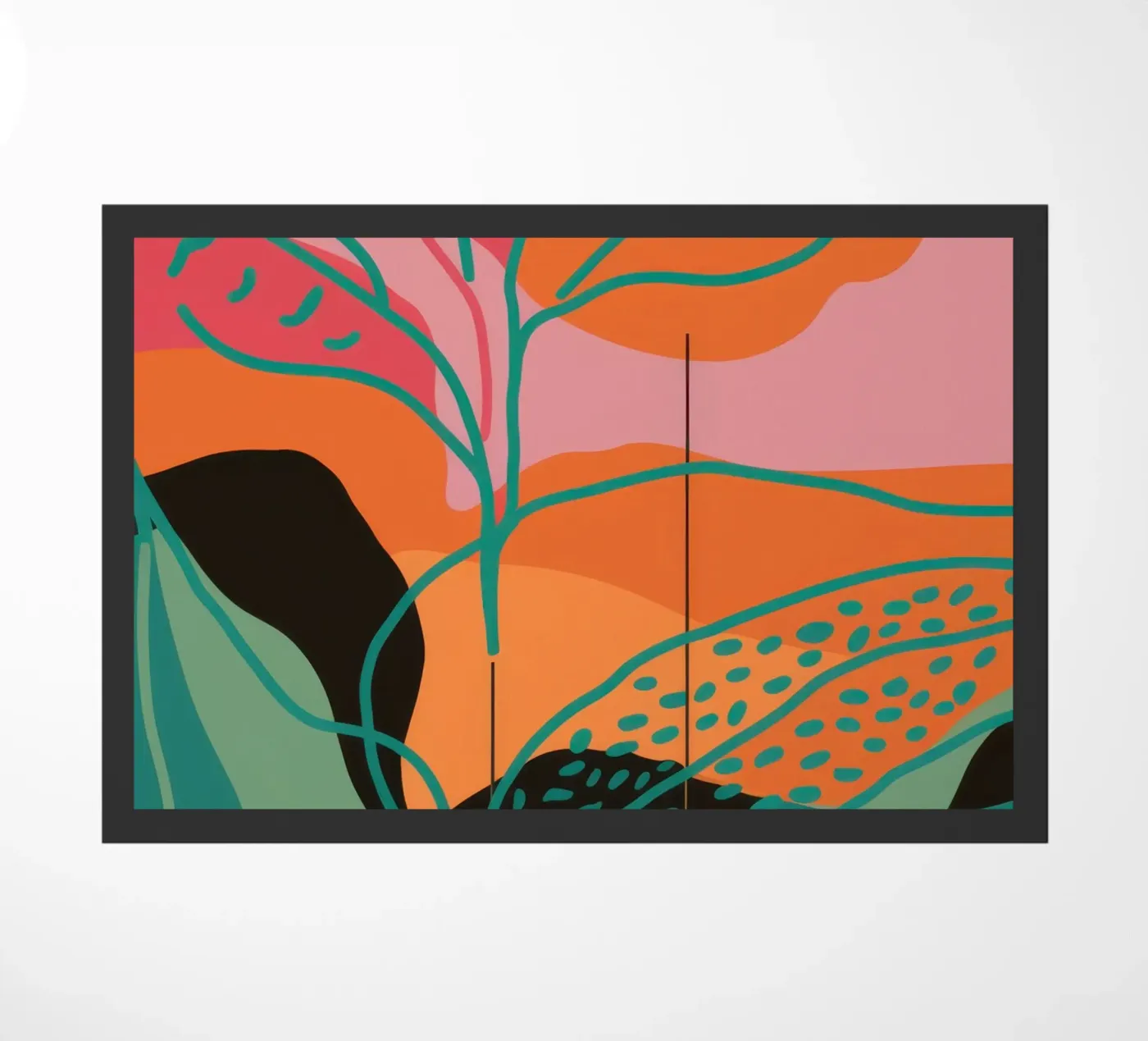 Warm Window Garden deurmat van Thistle Bloom