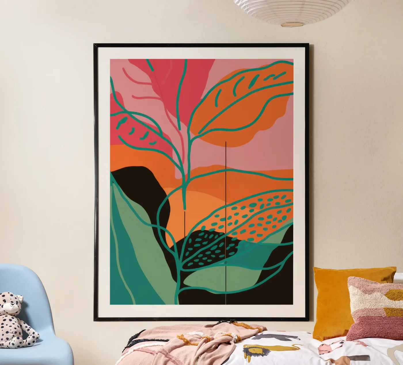Warm Window Garden poster van Thistle Bloom